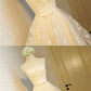 champagne short party dress, homecoming dress, fashion girl dress cg5055