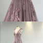 Customized Boat Neck Sleeveless Evening Dress Backless Lace Beaded Evening Dress cg5136