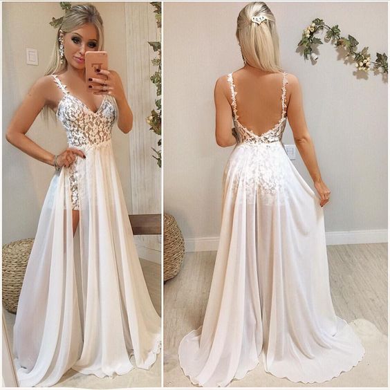 Sexy Backless Lace Prom Dresses, Evening dress,Cheap Evening Dress cg5172