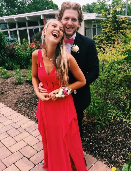 Simple Red Maxi Prom Dress,Sexy Party Dress,Formal Dress,Cheap Prom Dress cg5528