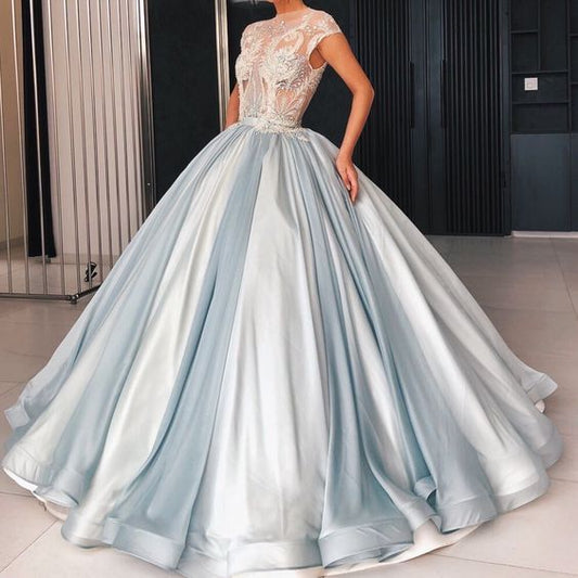 Prom Dresses, ball gown Prom Dresses,fashion blue cheap long Prom Dresses  cg5916