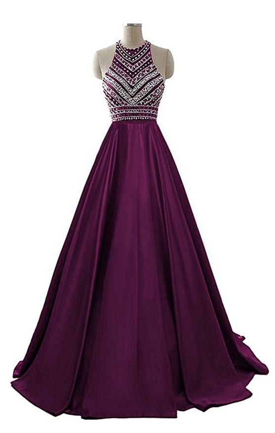 Elegant Prom Dress,O Neck Beaded Prom Dresses,Formal Long Evening Dress  cg5962