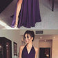 Burgundy Prom Dress, Sleeveless Evening Dress, Sexy Evening Dress, Evening Dress Backless, A-Line Prom Dress cg622