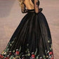 Cute Prom Dress, Popular Two Pieces Long Sleeves Open Back Long Prom Dresses with Flowers  cg6631