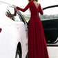 2020 Burgundy Prom Dress, Long Prom Dress, A Line Simple Prom Dress cg6701