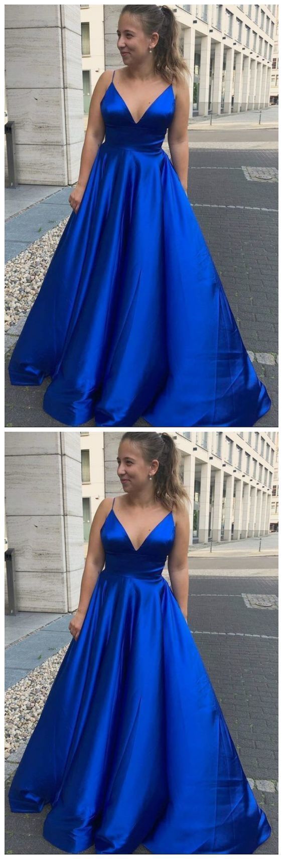 Simple Royal Blue Prom Dresses Long Prom Dresses  cg6929