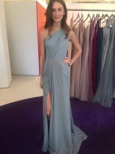 Sexy Prom Dress, Chiffon Prom Dresses with Slit   cg7045