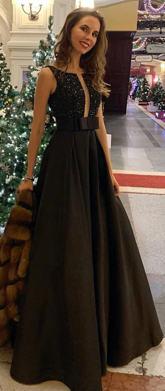 long black prom dresses floor length evening dress cg7200