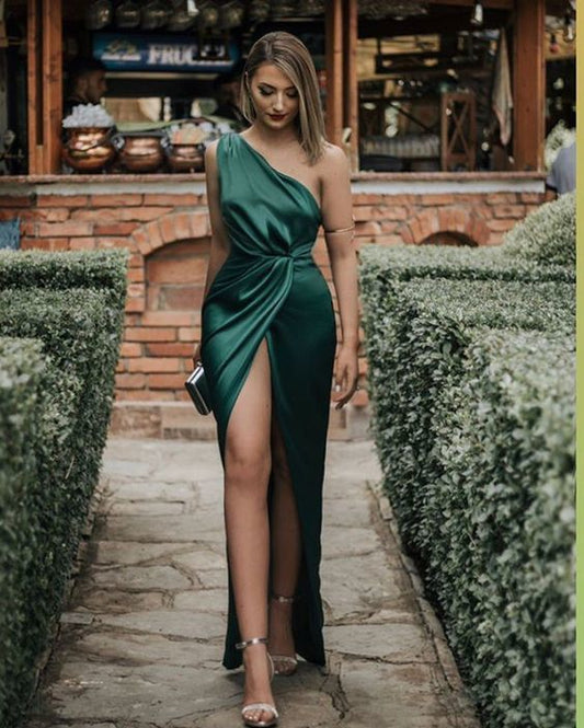 long prom dresses, green evening dresses  cg7638