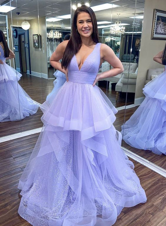 prom dress 2020, purple evening dress, formal dress  cg7783