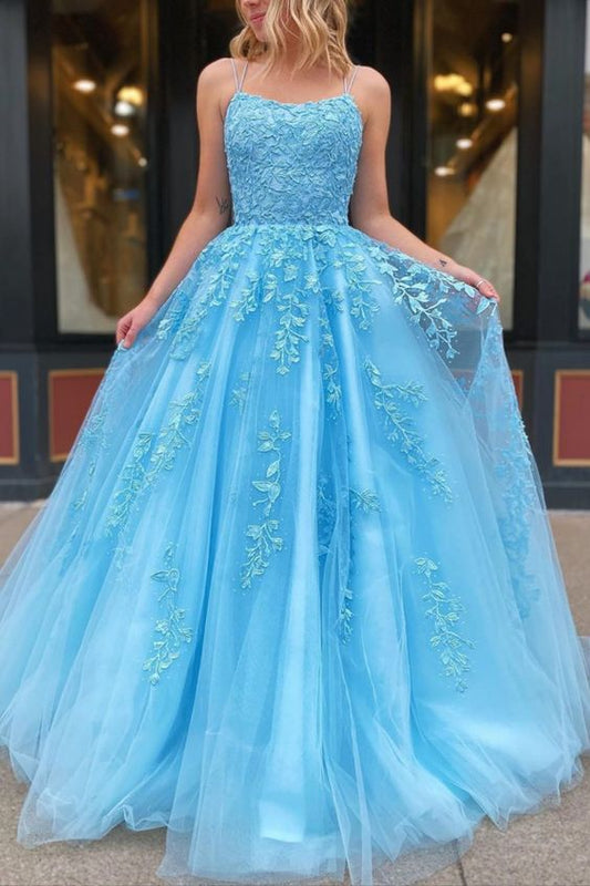 Blue Prom Dress  cg8130