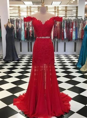 2020 red prom dress  cg8931