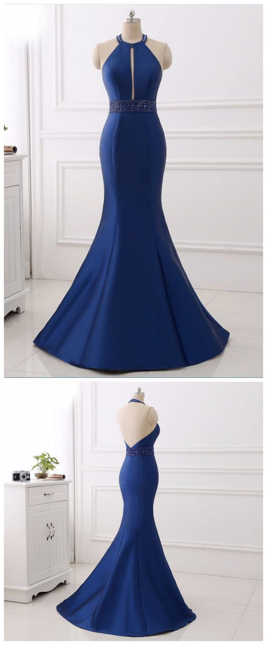 Prom Dress,Sexy Evening Gowns,sexy Prom Gowns, Custom Made Prom, Backless Halter Formal Women Evening Wear  cg9017