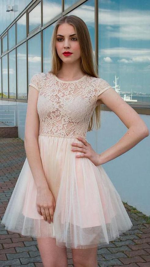 2020 lace Homecoming Dresses cg9099