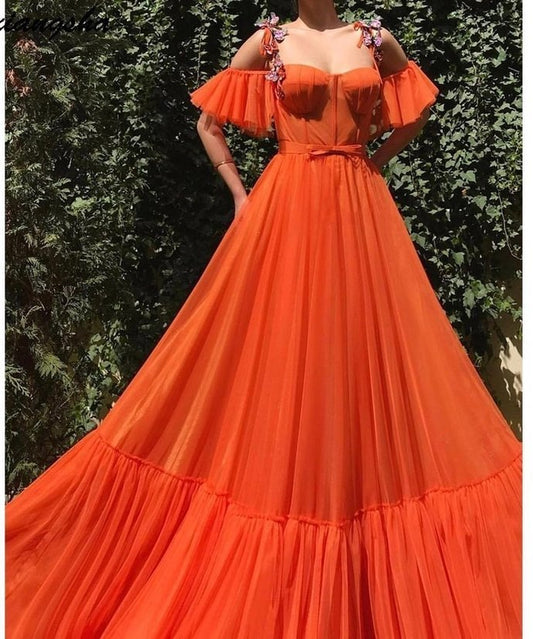 Charming Prom Dress,Chiffon Prom Gown, Pleat Prom Dress, Spaghetti Straps Prom Gown  cg9331