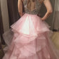 Charming Prom Dress,Tulle Prom Gown,Beading Evening Dress,A-Line Prom Gown   cg9447