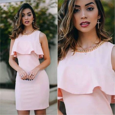 Pink Pencil Homecoming Dress,Custom Made Evening Dress   cg9570